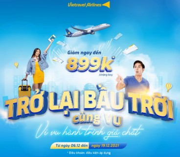 Trở lại bầu trời cùng Vietravel Airlines
