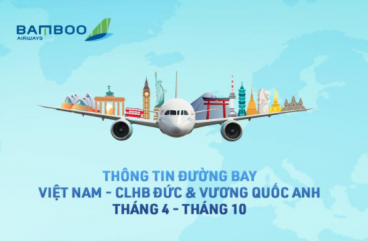 VI VU TỚI CHÂU ÂU CÙNG BAMBOO AIRWAYS GIÁ SIÊU ƯU ĐÃI